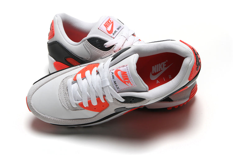 Nike - Air Max 90
Style # IU1055-100
Color : White / Particle Grey / Smoke Grey / Black