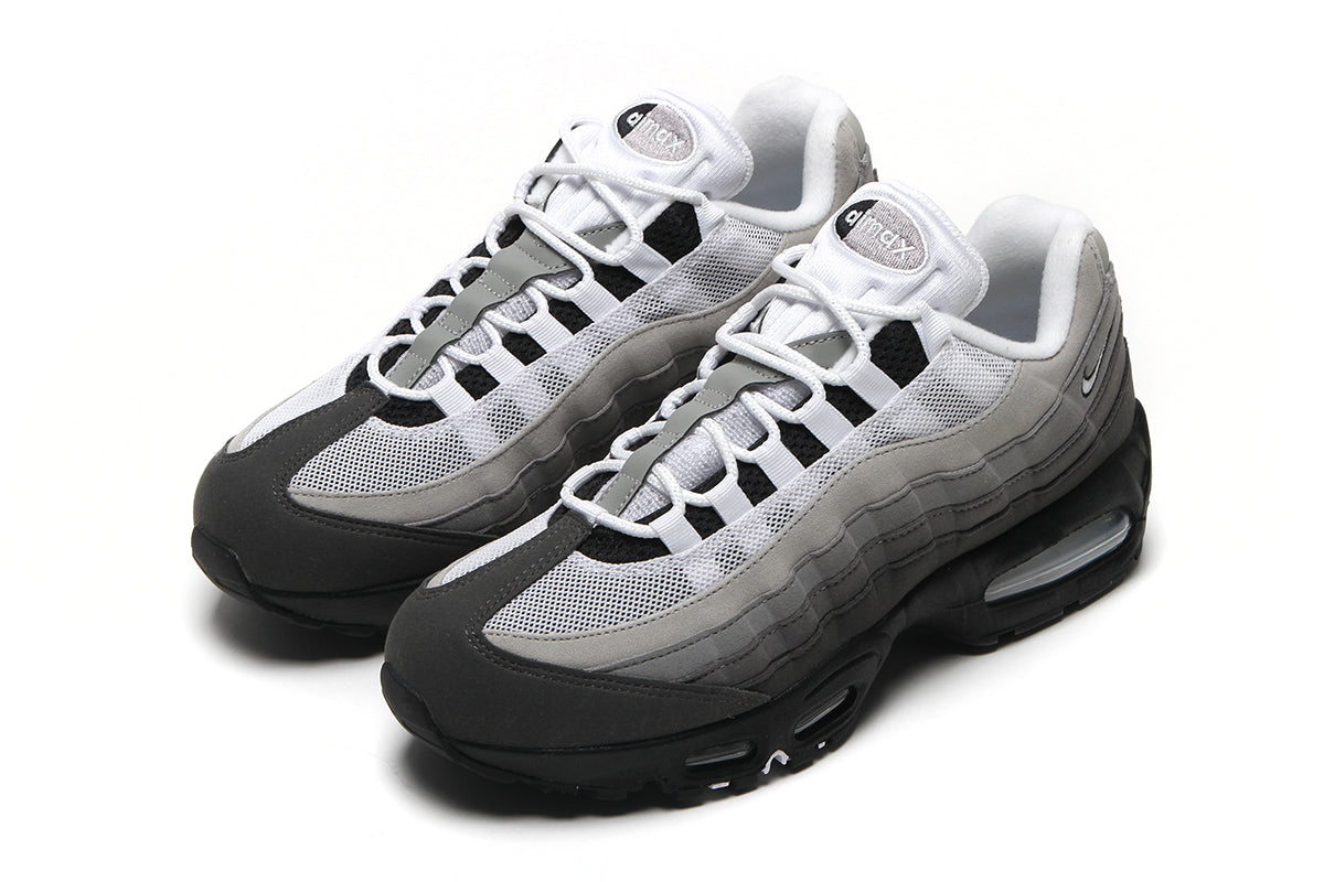 Nike - Air Max 95 Big Bubble
Style # HM4740-007
Color : Black / White / Medium Ash / DK Pewter