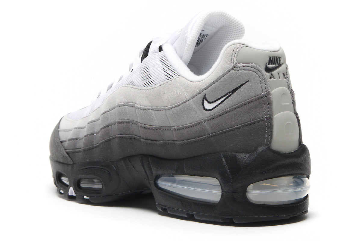 Nike - Air Max 95 Big Bubble
Style # HM4740-007
Color : Black / White / Medium Ash / DK Pewter