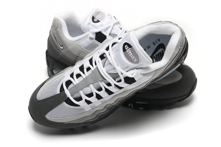 Nike - Air Max 95 Big Bubble
Style # HM4740-007
Color : Black / White / Medium Ash / DK Pewter
