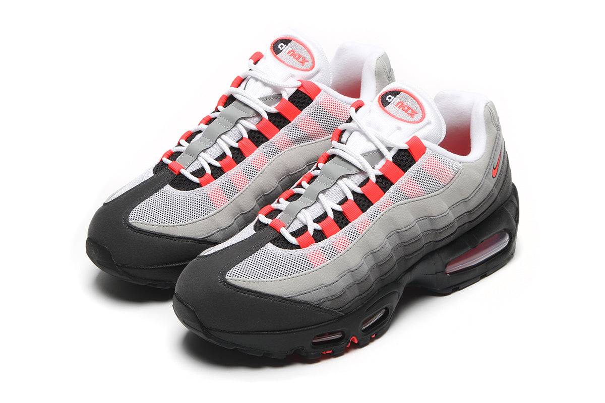 Nike - Air Max 95 Big Bubble
Style # IM7410-001
Color : Black / Solar Red / Medium Ash