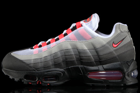 Nike - Air Max 95 Big Bubble
Style # IM7410-001
Color : Black / Solar Red / Medium Ash