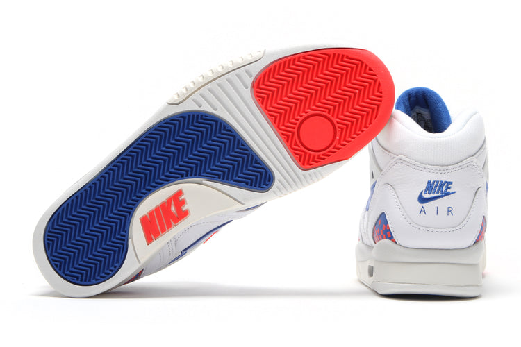 Nike - Air Tech Challenge II
Style # FZ9033-102
Color : White / Royal Blue / Laser Crimson