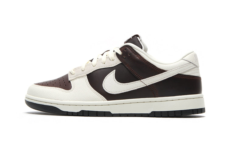 Nike - Dunk Low Retro
Style # IH7333-200
Color : Fauna Brown / Soft Pearl / Black