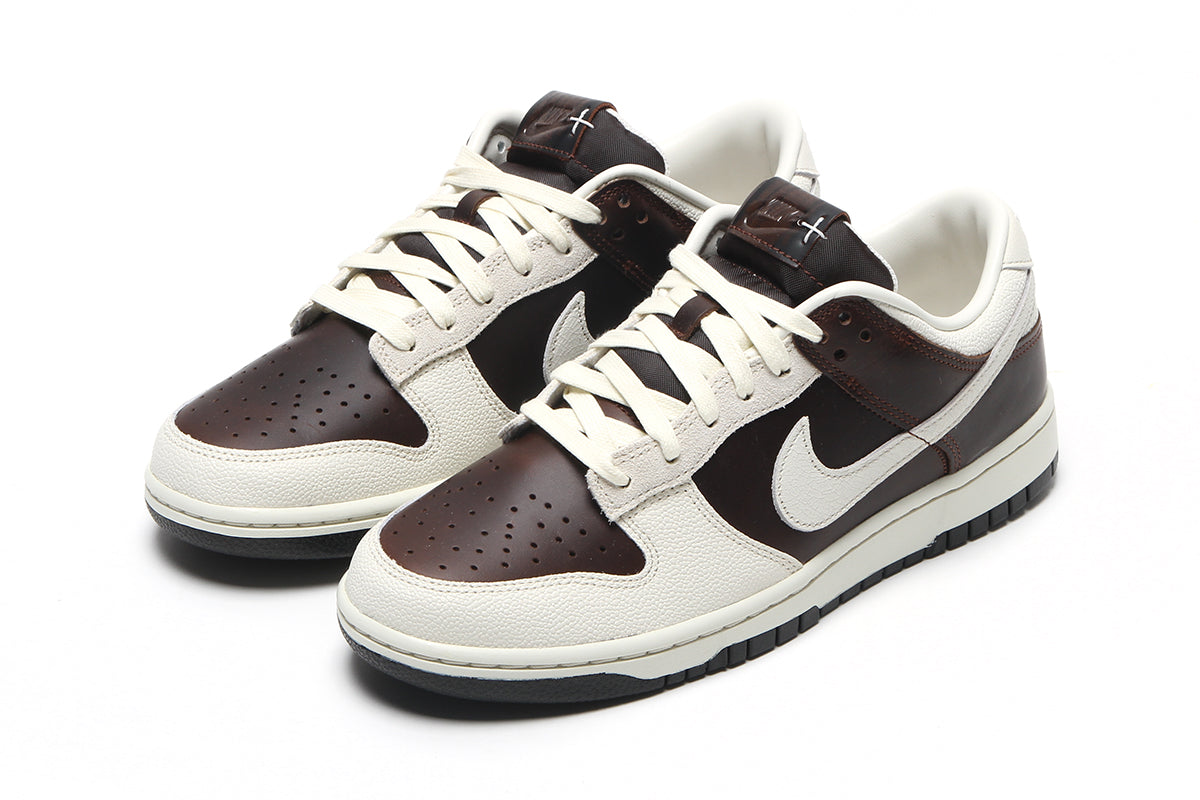 Nike - Dunk Low Retro
Style # IH7333-200
Color : Fauna Brown / Soft Pearl / Black