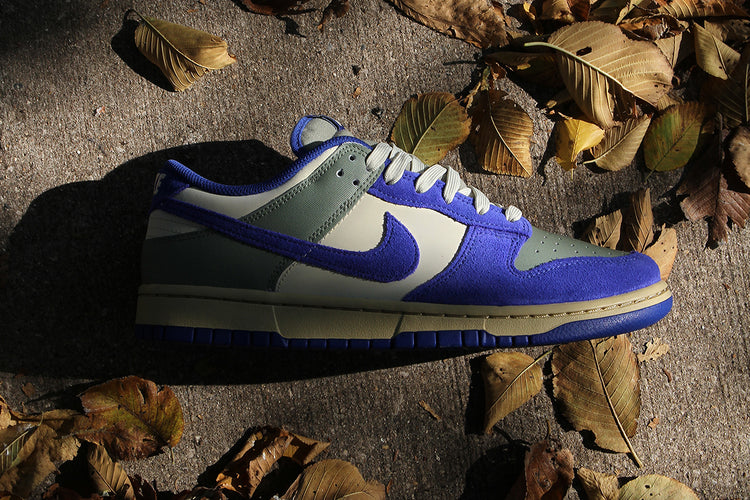 Nike - Dunk Low Retro
Style # IM4414-301
Color : Jade Stone / Old Royal / LT Khaki