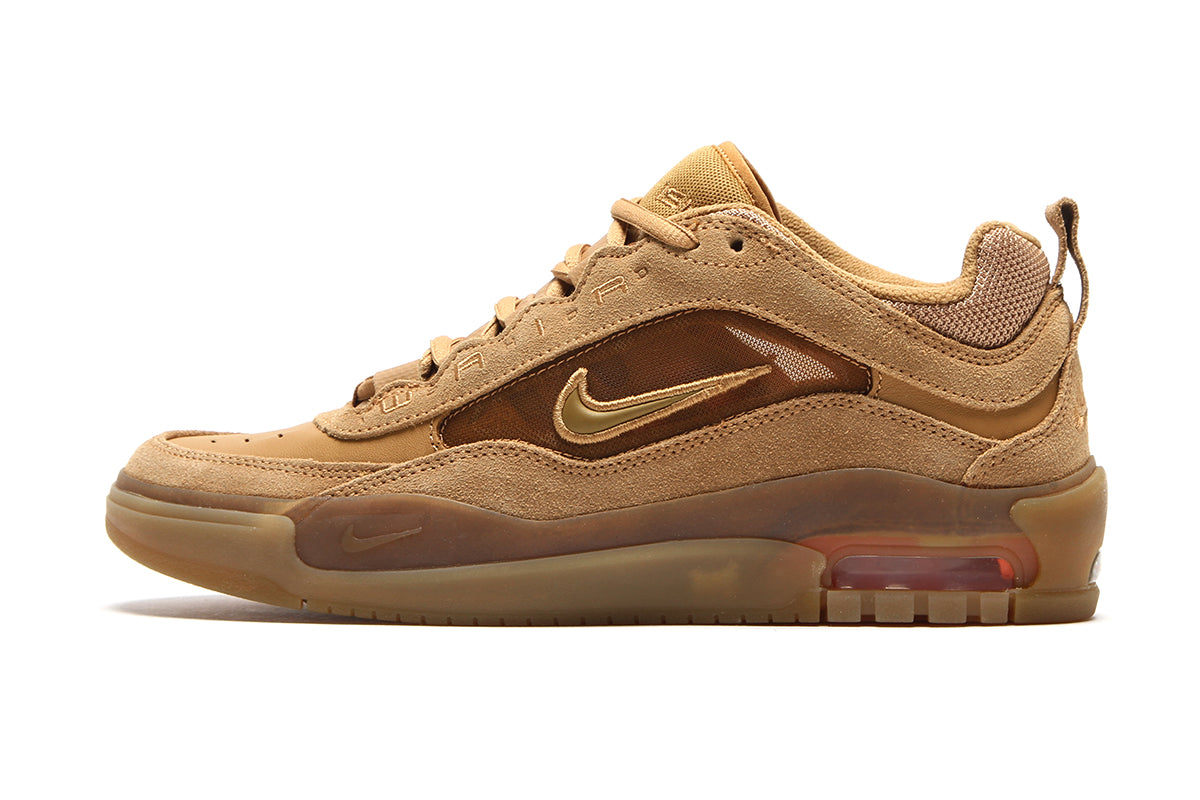 Nike SB | Air Max Ishod
Style # FB2393-200
Color : Flax / Wheat / Safety Orange