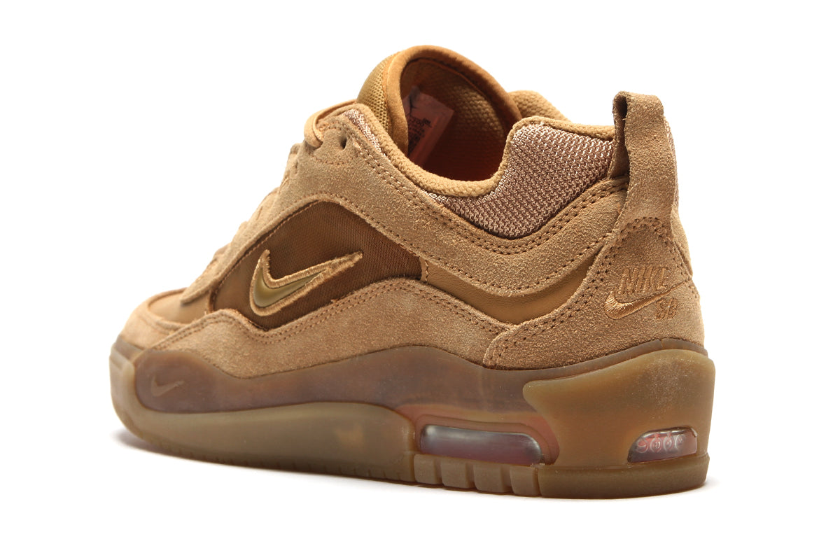 Nike SB | Air Max Ishod
Style # FB2393-200
Color : Flax / Wheat / Safety Orange