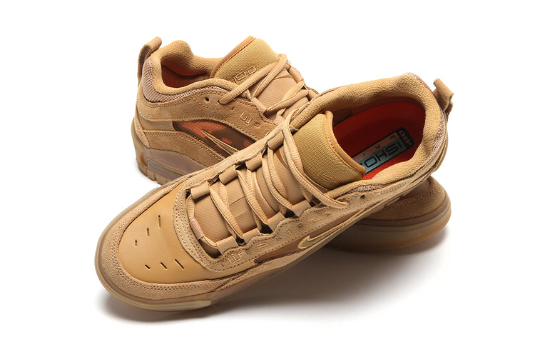 Nike SB | Air Max Ishod
Style # FB2393-200
Color : Flax / Wheat / Safety Orange