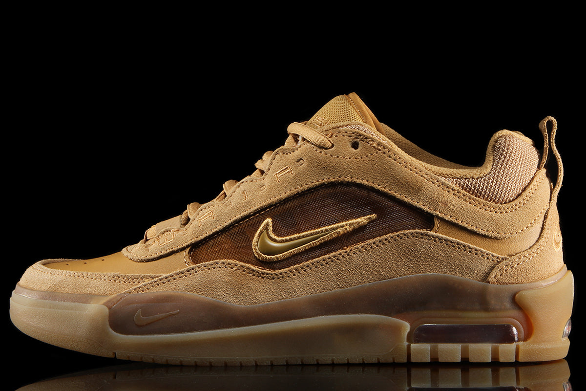 Nike SB | Air Max Ishod
Style # FB2393-200
Color : Flax / Wheat / Safety Orange