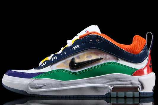 Nike SB - Air Max Ishod Premium
Style # HV1670-600
Color : University Red / Black / Amarillo Navy