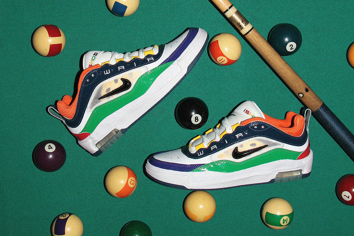 Nike SB - Air Max Ishod Premium
Style # HV1670-600
Color : University Red / Black / Amarillo Navy