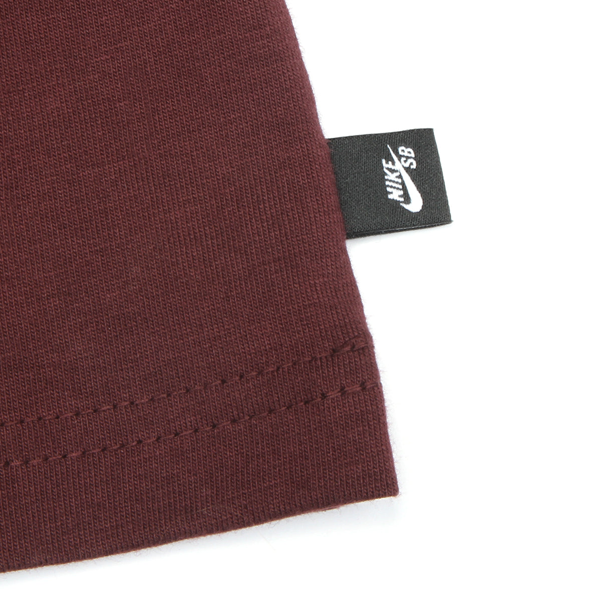 Nike SB Big Logo T-Shirt Burgundy Crush / White