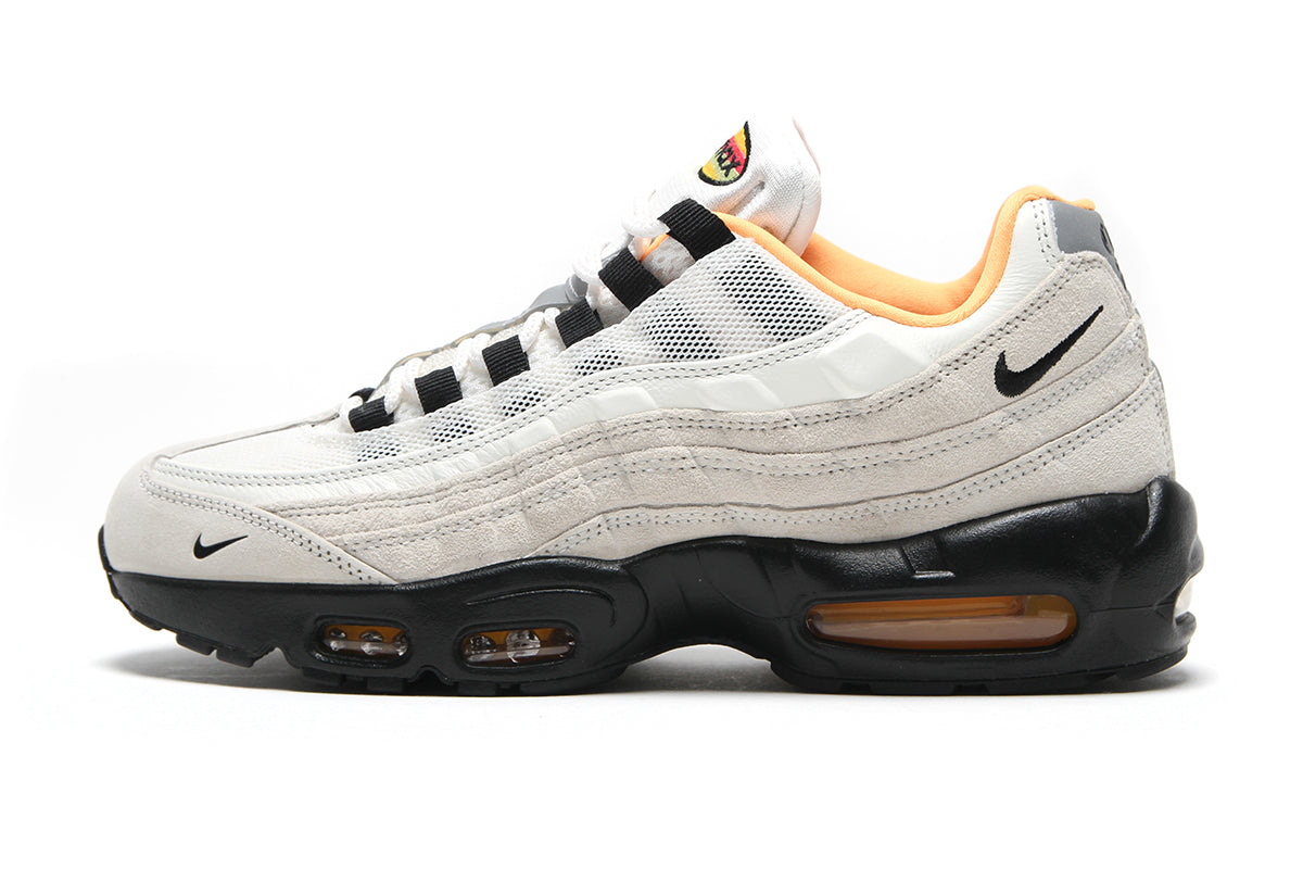 Nike SB - FC Pack Air Max 95
Style # IQ8395-100
Color : Sail / Black / Laser Orange