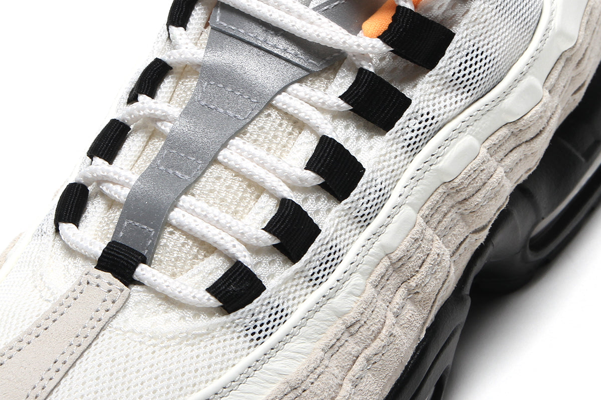 Nike SB - FC Pack Air Max 95
Style # IQ8395-100
Color : Sail / Black / Laser Orange
