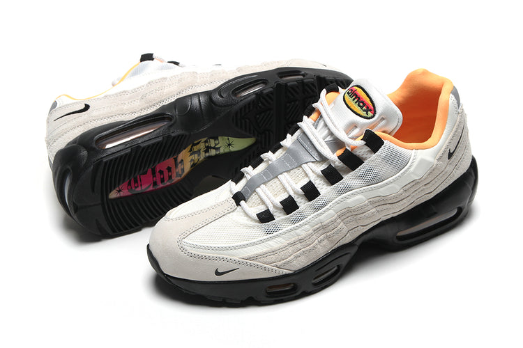 Nike SB - FC Pack Air Max 95
Style # IQ8395-100
Color : Sail / Black / Laser Orange