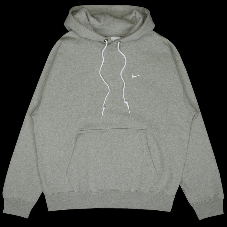 Nike | Solo Swoosh Hoodie Dark Grey Heather / White