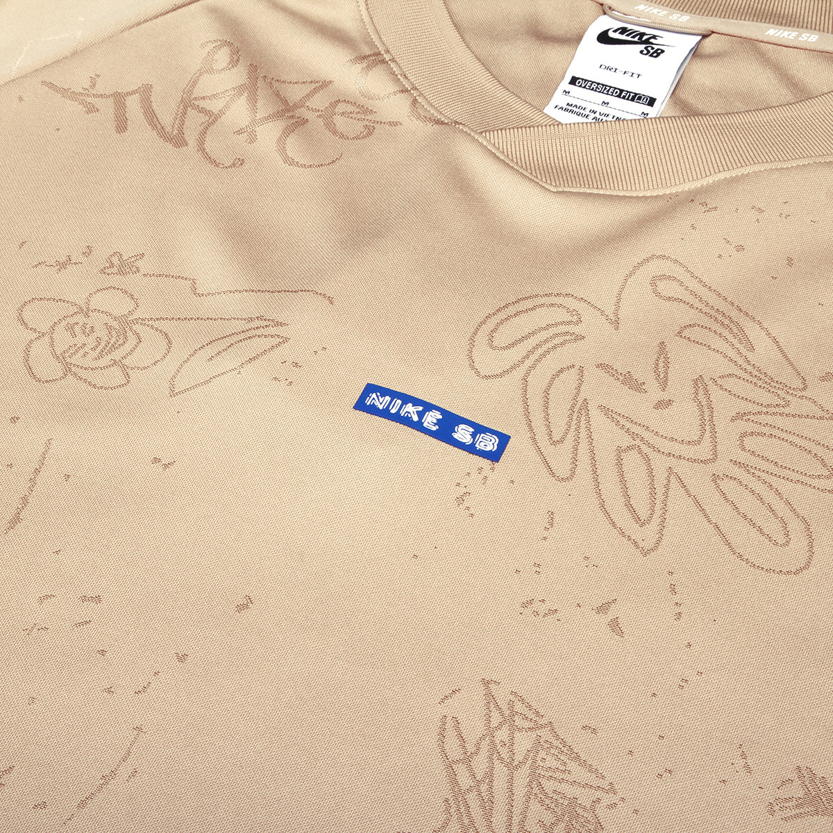 Nike SB - Desk Doodle Jersey
Style # IF1302-286
Color : Linen