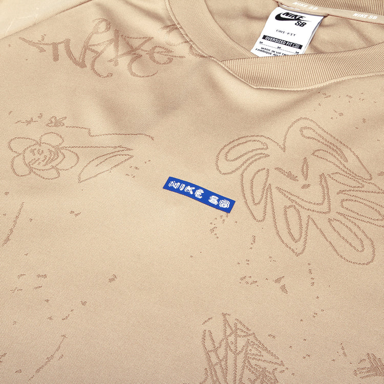 Nike SB - Desk Doodle Jersey
Style # IF1302-286
Color : Linen