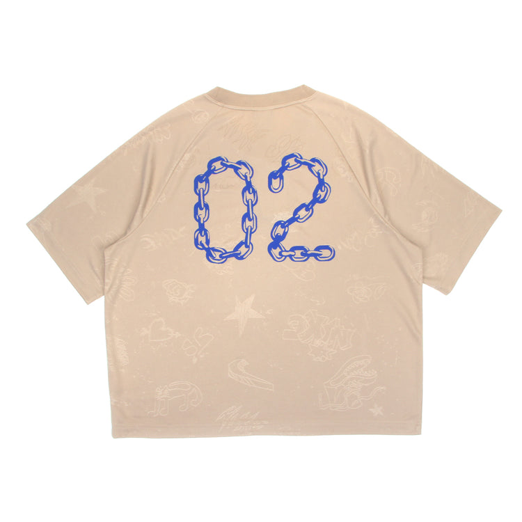 Nike SB - Desk Doodle Jersey
Style # IF1302-286
Color : Linen