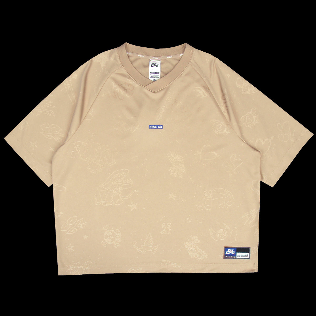 Nike SB - Desk Doodle Jersey
Style # IF1302-286
Color : Linen