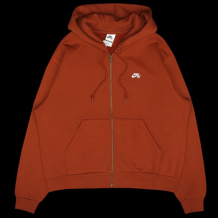 Nike SB - Essentials Logo Hooded Zip-Up Sweatshirt
Style # FZ8796-245
Color : Cinnamon / White