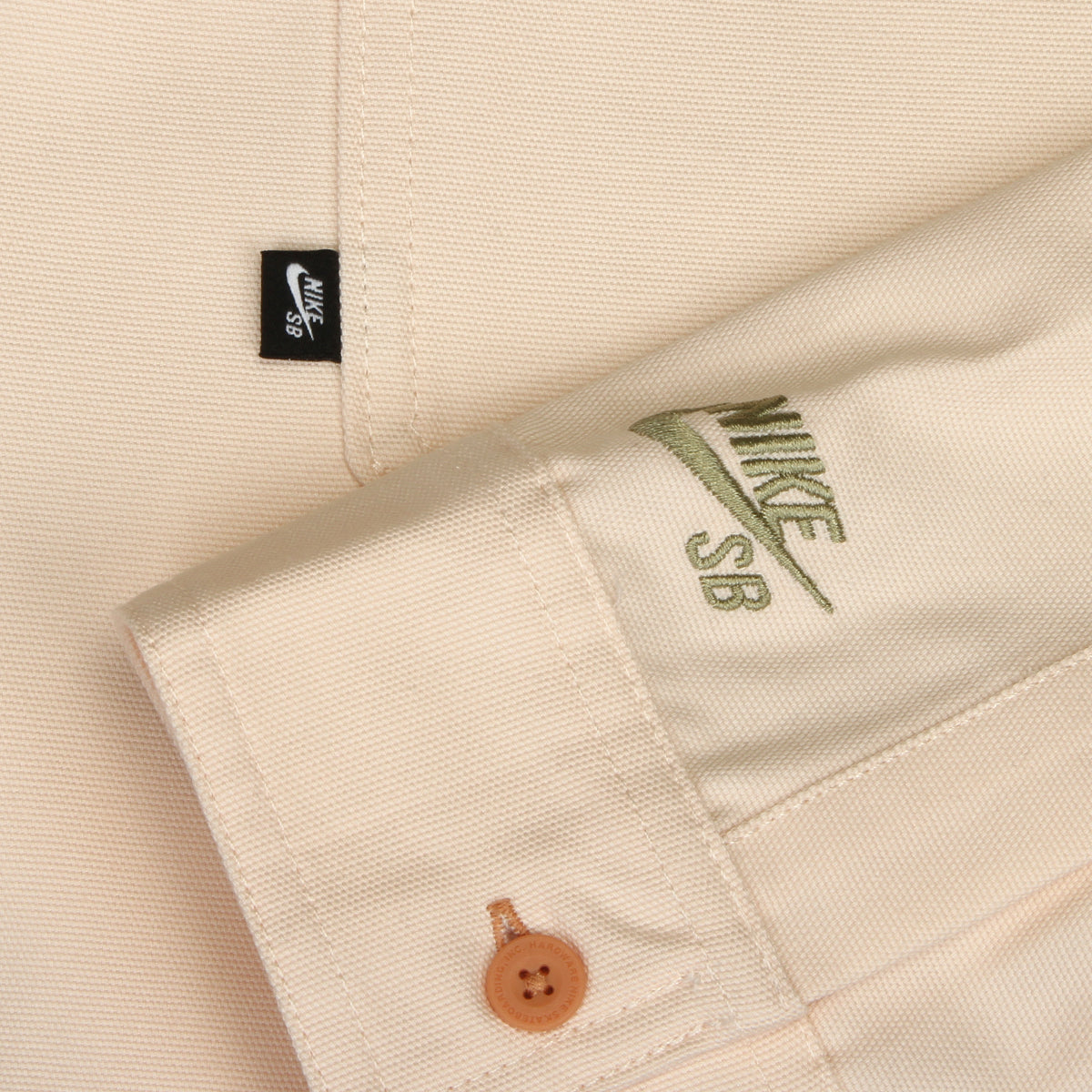 Nike SB / Essentials Woven L/S Shirt Guava Ice / Neutral Olive