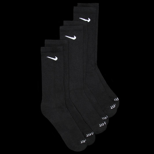 Nike - Everyday Plus Cushioned Crew Socks
Style # SX7664-010
Color : Black