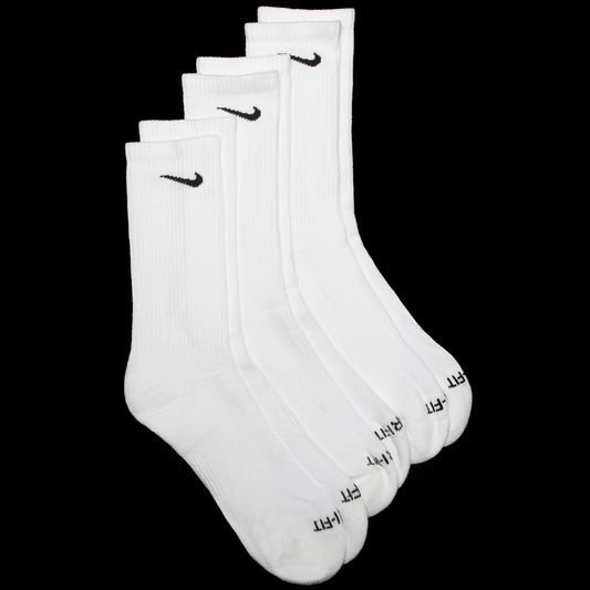 Nike - Everyday Plus Cushioned Crew Socks
Style # SX7664-100
Color : White