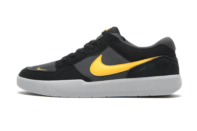 Nike SB - Force 58
Style # DV5477-009
Color : Black / University Gold / Anthracite