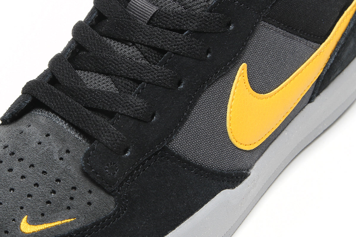 Nike SB - Force 58
Style # DV5477-009
Color : Black / University Gold / Anthracite