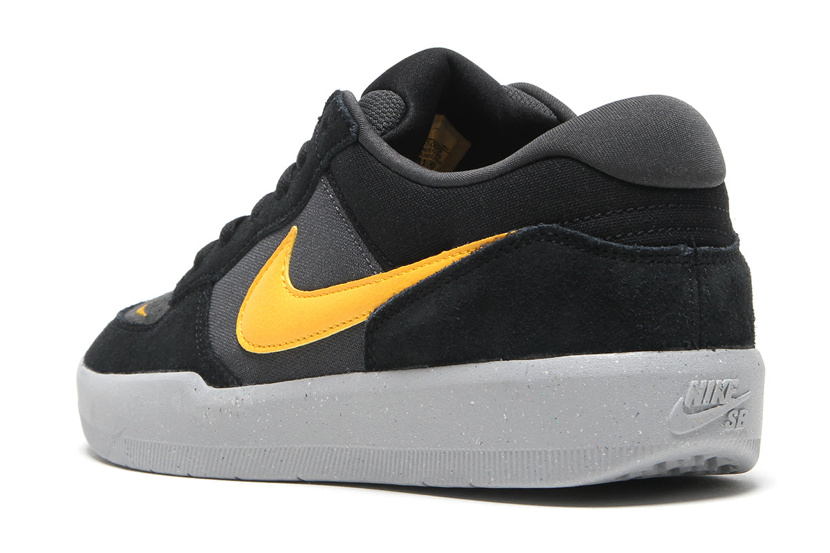 Nike SB - Force 58
Style # DV5477-009
Color : Black / University Gold / Anthracite