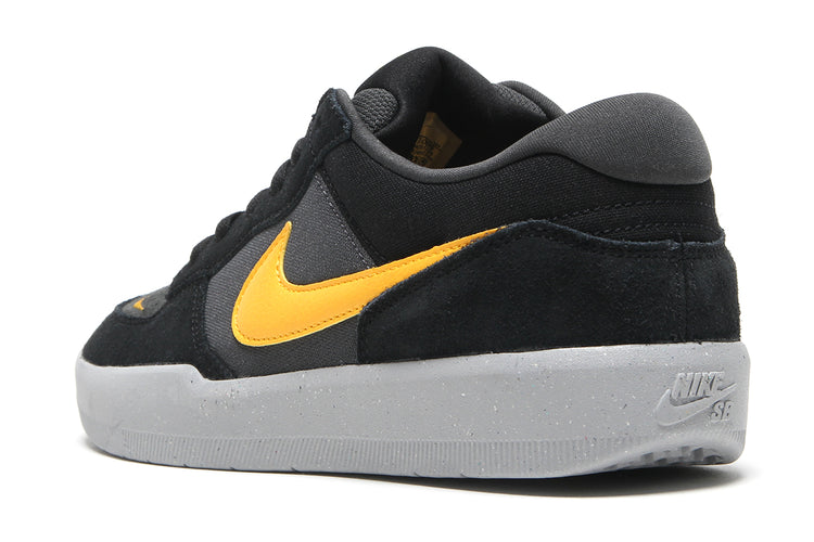 Nike SB - Force 58
Style # DV5477-009
Color : Black / University Gold / Anthracite