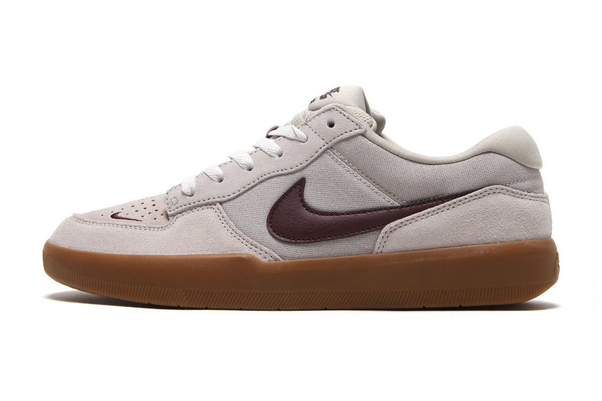 Nike SB - Force 58
Style # DV5477-203
Color : Cream II / Burgundy Crush / Gum Light Brown