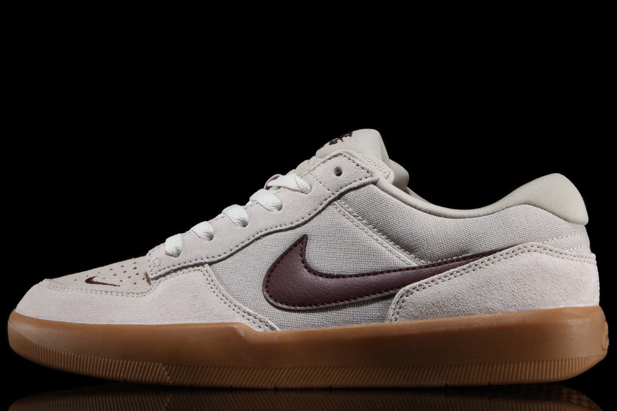 Nike SB - Force 58
Style # DV5477-203
Color : Cream II / Burgundy Crush / Gum Light Brown
