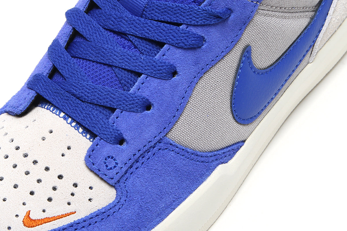 Nike SB - Force 58
Style # DV5477-011
Color : College Grey / Racer Blue / LT Orewood Brown