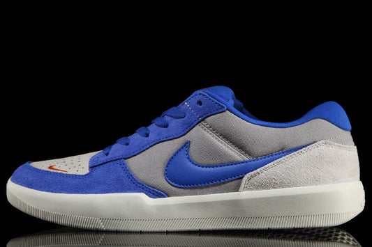 Nike SB - Force 58
Style # DV5477-011
Color : College Grey / Racer Blue / LT Orewood Brown