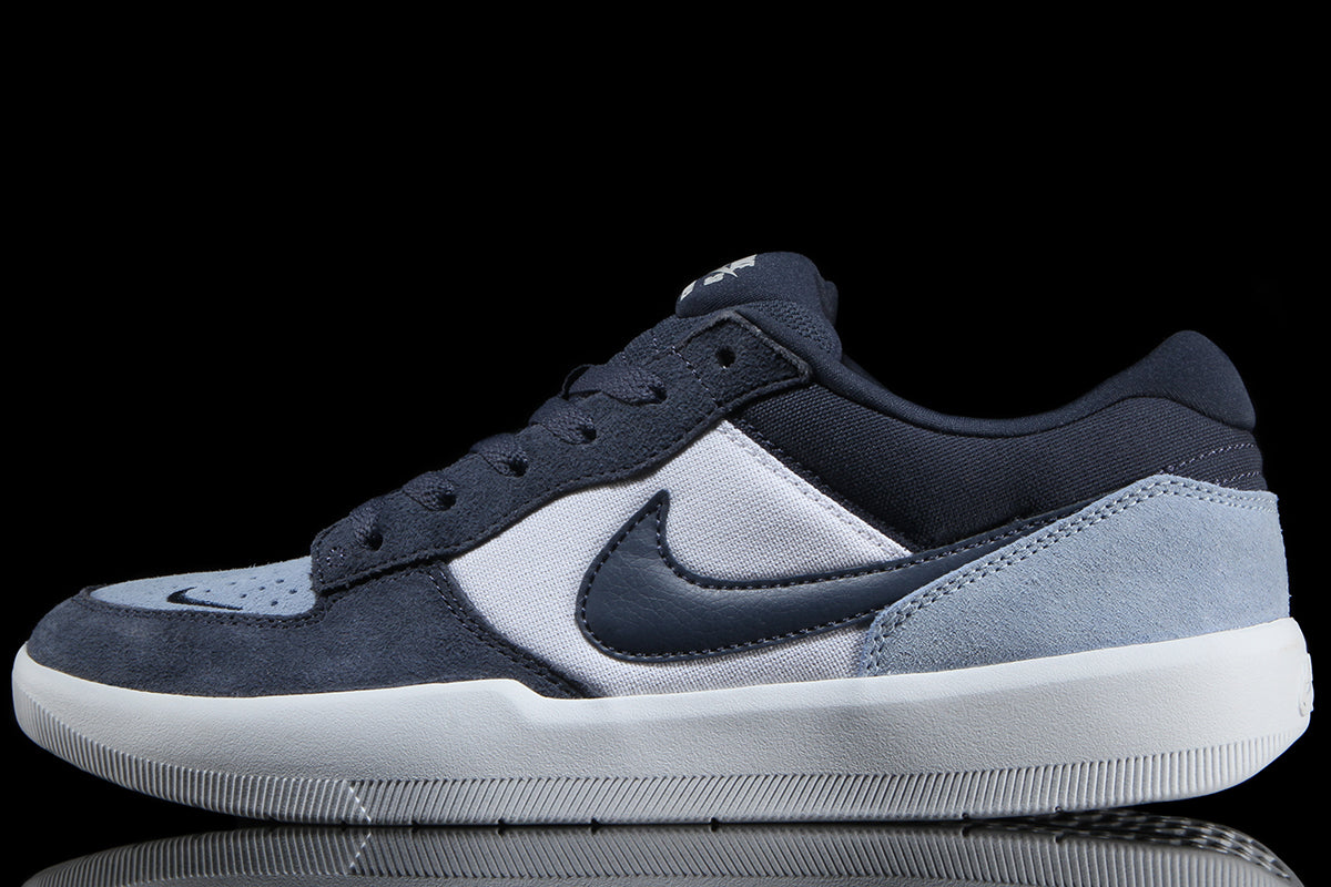 Nike SB - Force 58
Style # DV5477-404
Color : LT Armory Blue / Thunder Blue / Photon Dust