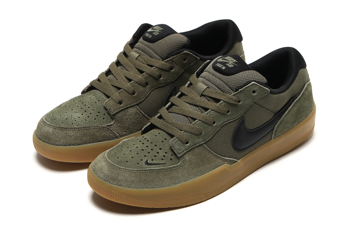 Nike SB - Force 58
Style # IQ8398-200
Color : Medium Olive / Black