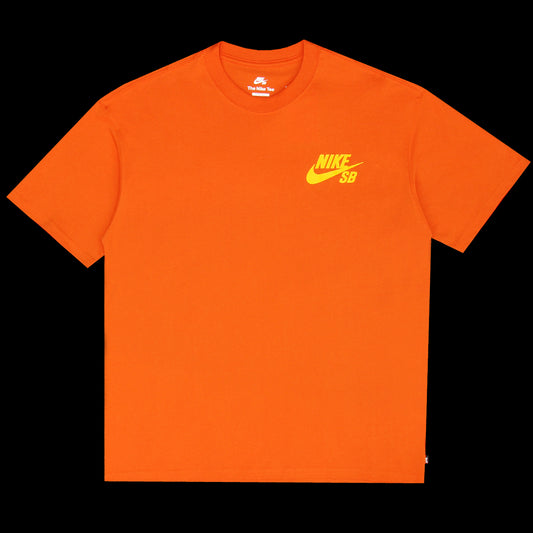 Nike SB Logo T-Shirt Campfire Orange