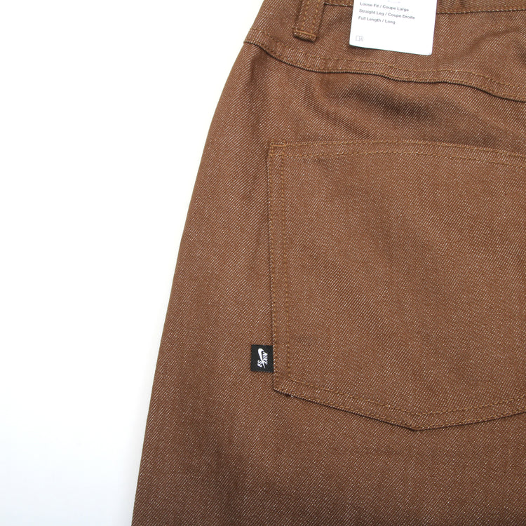 Nike SB - Loose Denim Pant
Style # IB2992-235
Color : Mosswood Brown
