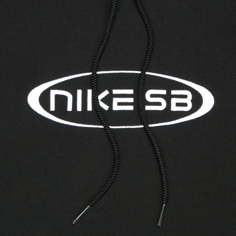 Nike SB Oval Logo Hoodie Black