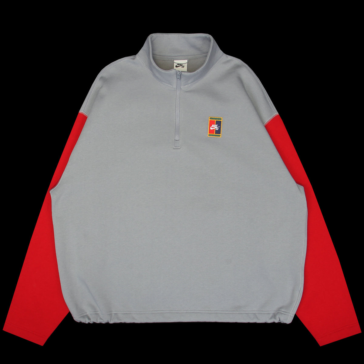 Nike SB - Quarter Zip Fleece Sweatshirt
Style # IZ1853-687
Color : Gym Red / Stealth