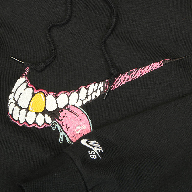 Nike SB - Swoosh Grill Hoodie
Style # HV0249-010
Color : Black / White