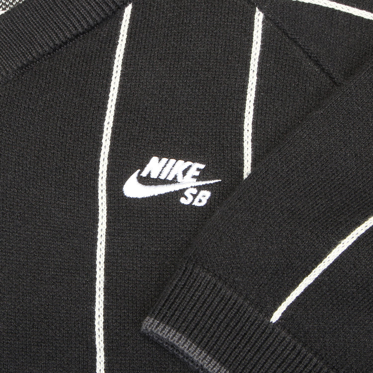 Nike SB - Striped S/S Polo Sweater
Style # HQ9018-010
Color : Black / Sail