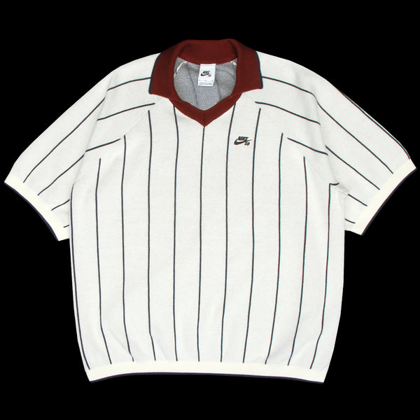 nikesbstripedshortsleevepolosh