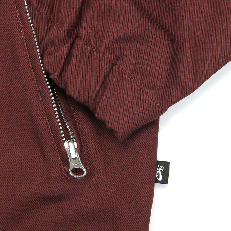 Nike SB Woven Twill Jacket Burgundy Crush