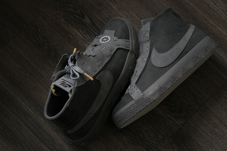 Nike SB | Zoom Blazer Mid x Di'Orr Greenwood Anthracite Dark Smoke Grey