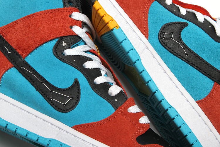 Nike SB | Dunk High x Di'Orr Greenwood Turquoise Blue Black Rugged Orange