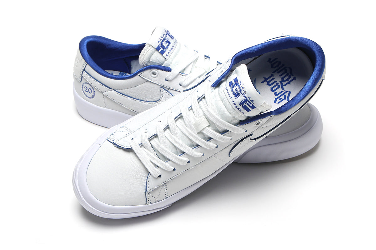 Nike SB | Zoom Blazer Low Pro GT
Style # FZ1300-100
Color : Summit White / Game Royal